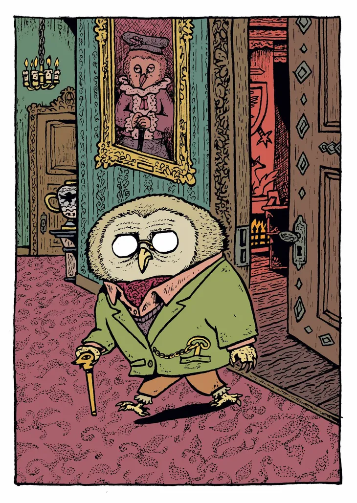 A stingy but good-hearted owl